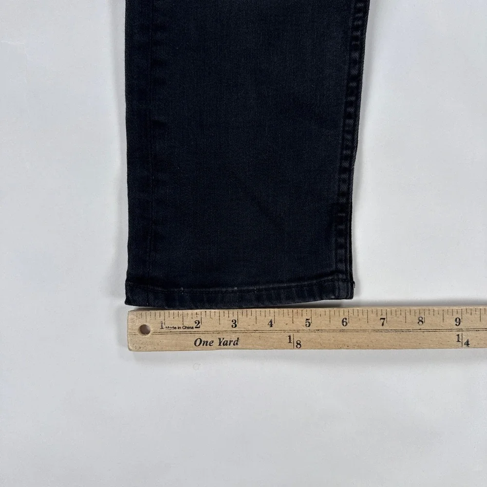 Rag & Bone Mens Jeans 31 Black Fit 2 Slim Button Fly Minimalist Streetwear